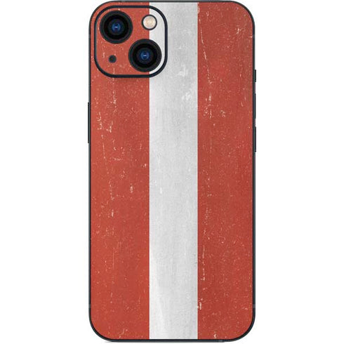 Latvia Flag Distressed iPhone Skins
